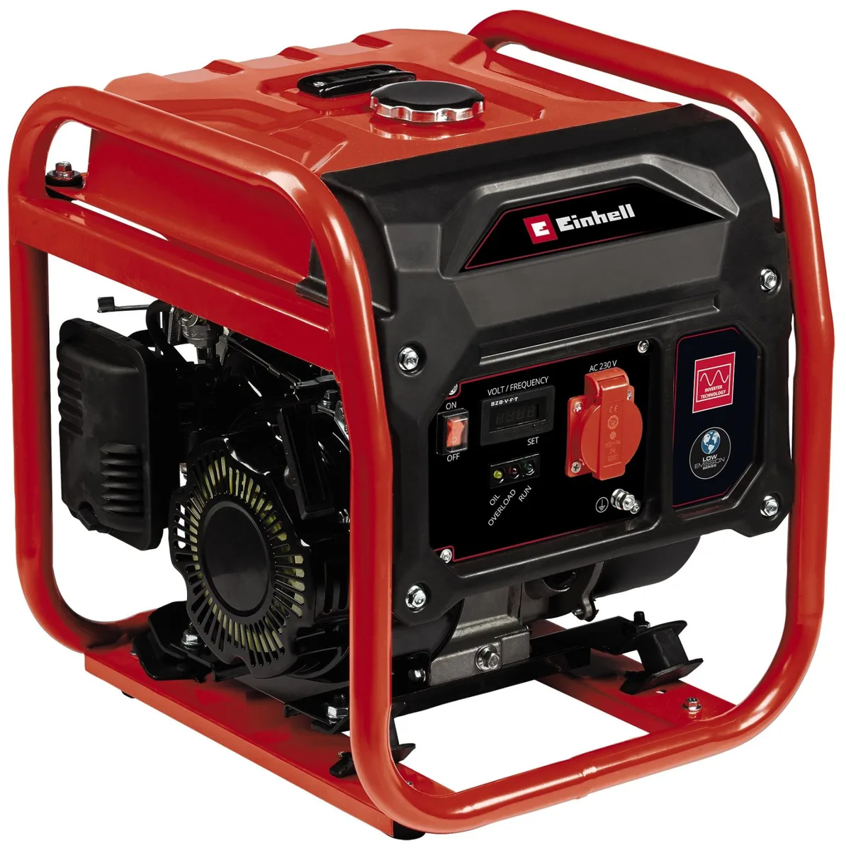 Бензиновий інверторний генератор Einhell TC-IG 1100, 230В, 1.1кВт, ручний запуск, вага 20.6кг.