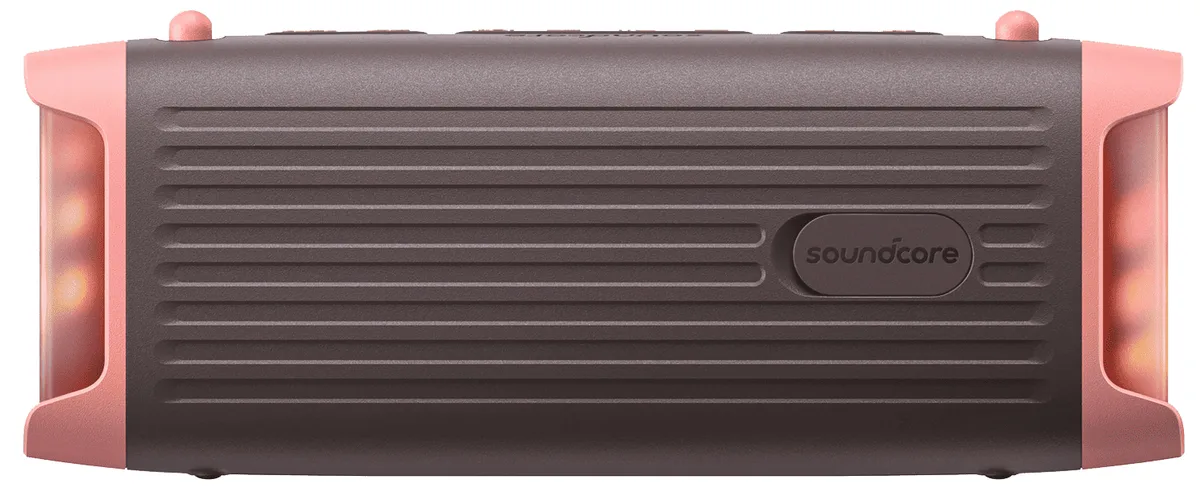 Портативная акустика Anker 50 Вт коричневая IP68 210х85х78,5 мм