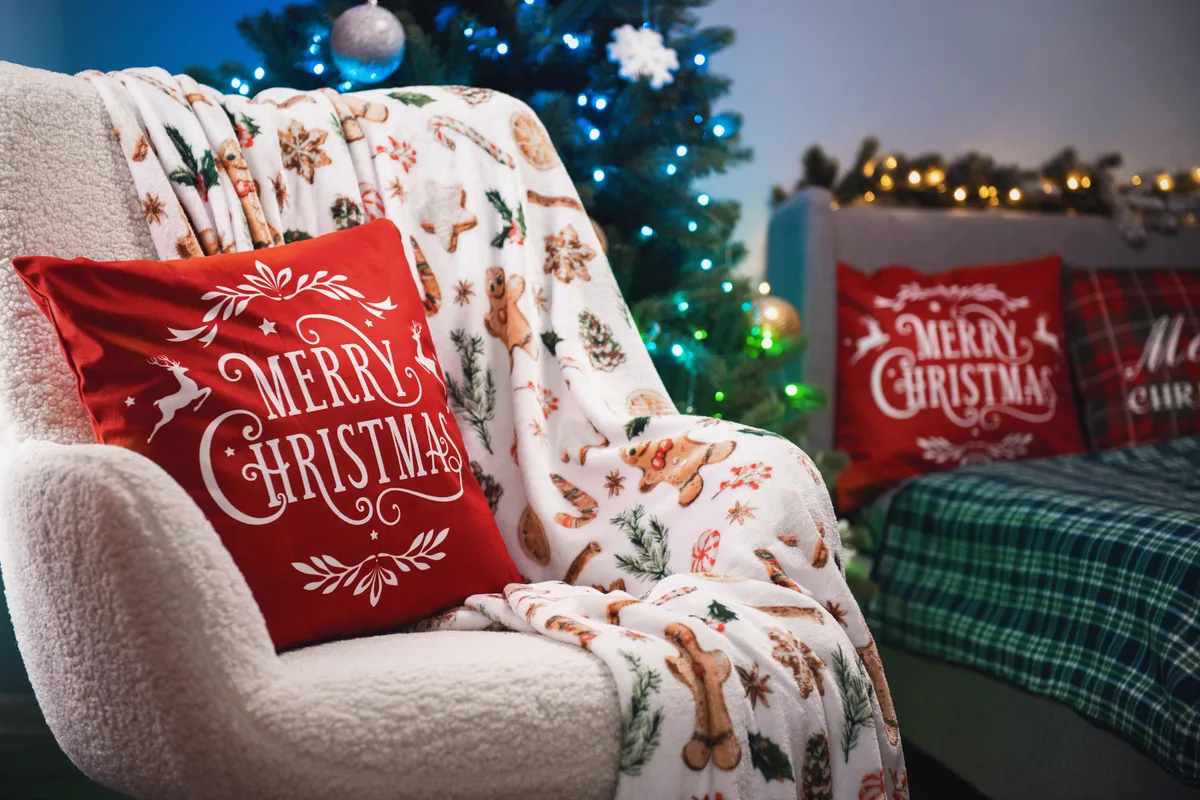 Плед ARDESTO Flannel 160х200см, 100% поліестер, з ароматом імбирних пряників.