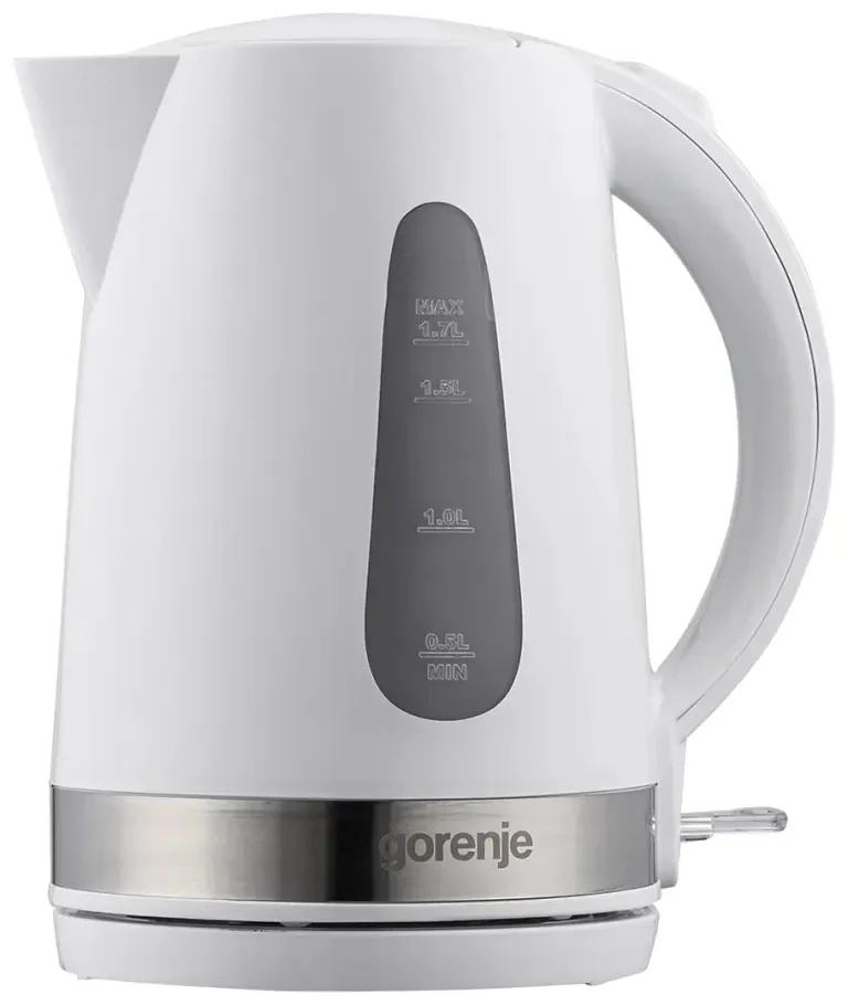 Електричний чайник Gorenje 1.7л, пластиковий, білий