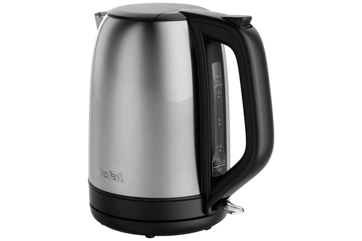 Электрочайник Tefal Subito 17л, нержавеющая сталь, чёрный цвет