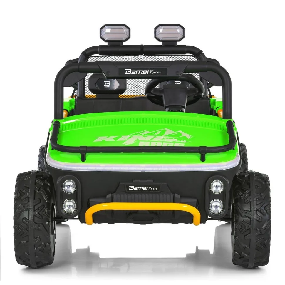 Дитячий електромобіль Bambi Racer екокожа 24V до 35 кг чорний