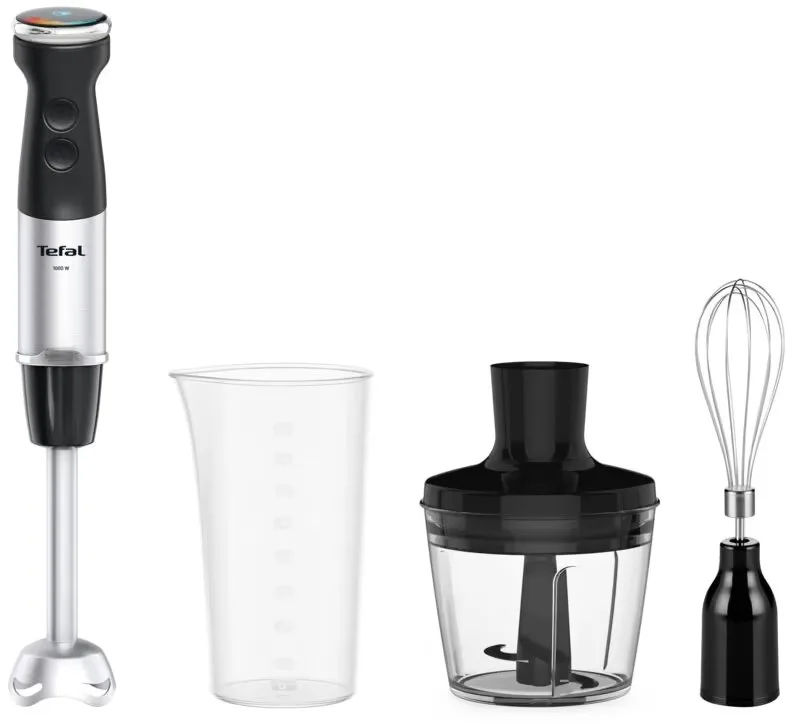Блендер Tefal заглибний 1000 Вт 800 мл чорний сріблястий