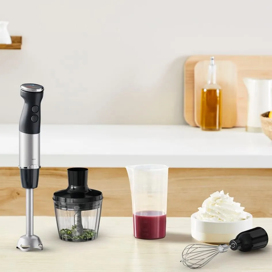 Блендер Tefal заглибний 1000 Вт 800 мл чорний сріблястий