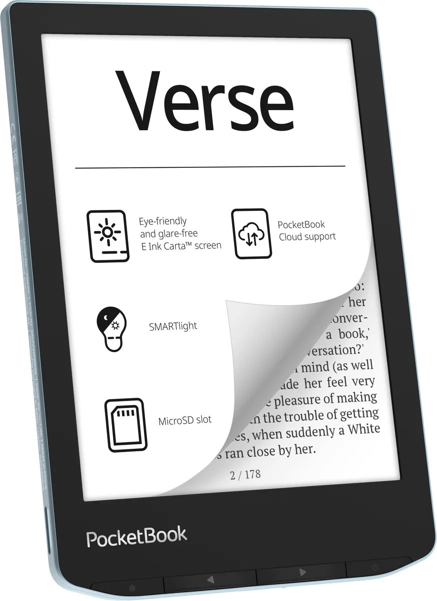 Електронна книга PocketBook E-Ink 6" 8 ГБ Bright Blue