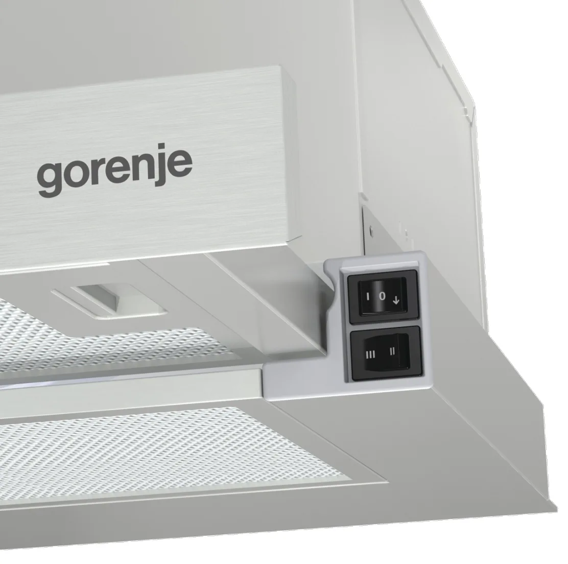 Витяжка Gorenje телескопічна нержавіюча сталь 60 см 350 куб.м/год