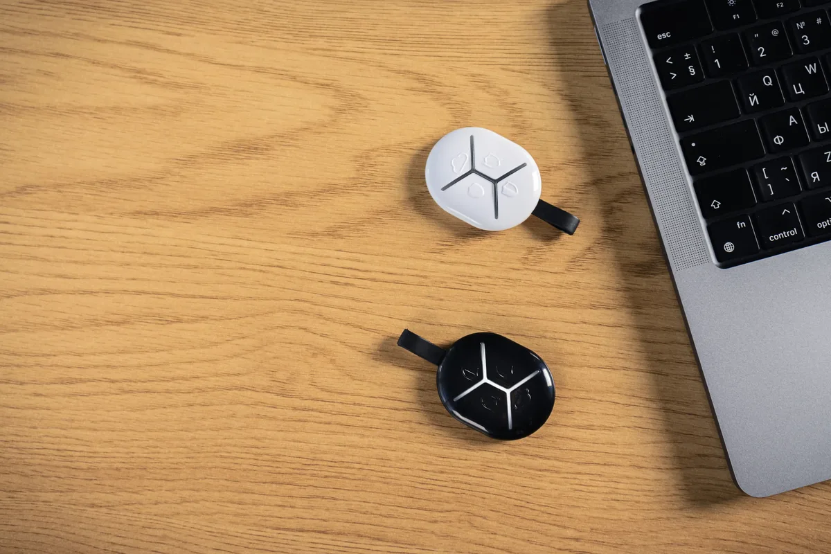 Брелок U-Prox Keyfob B4 White, 4 кнопки, бездротовий, білий