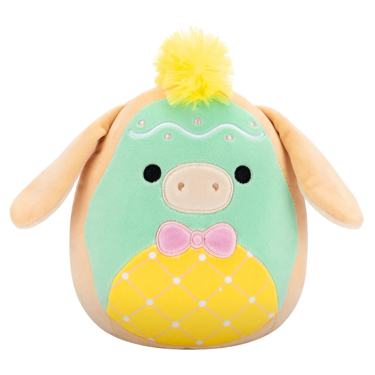 М'яка іграшка Squishmallows поліестер 19 см пастельний віслючок