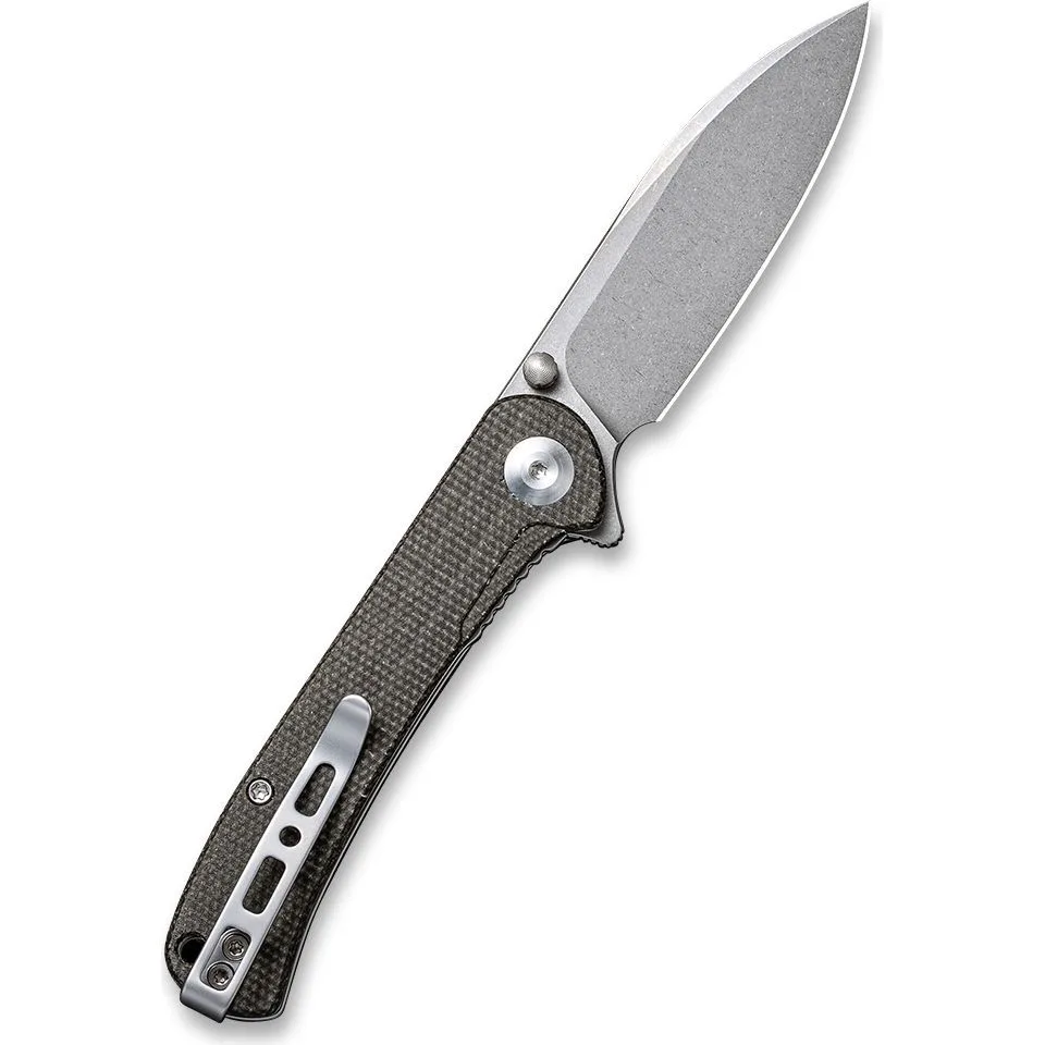 Складаний ніж Sencut 9Cr18MoV 75 мм Micarta сірий