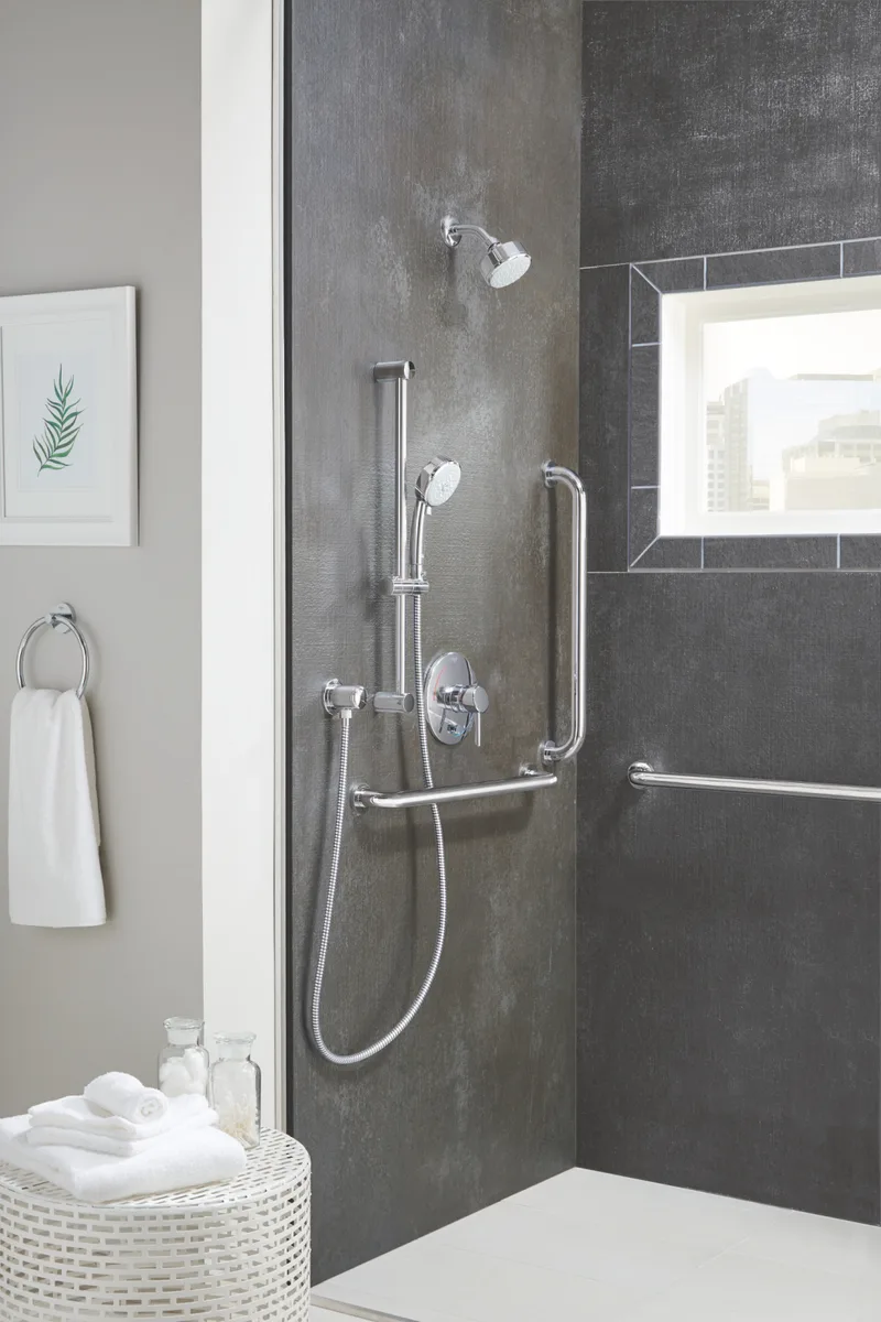 Поручень универсальный Grohe Нержавеющая сталь 54х295 мм Стальной хромированный
