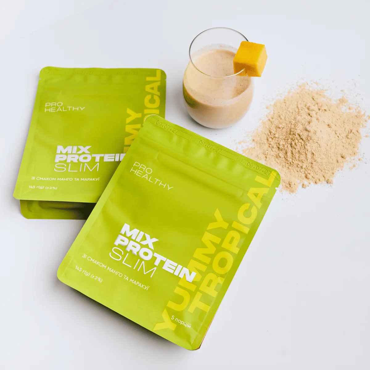 Choice Mix Protein Slim Yummy Tropical — низькокалорійний поживний коктейль, 145 г Чойс
