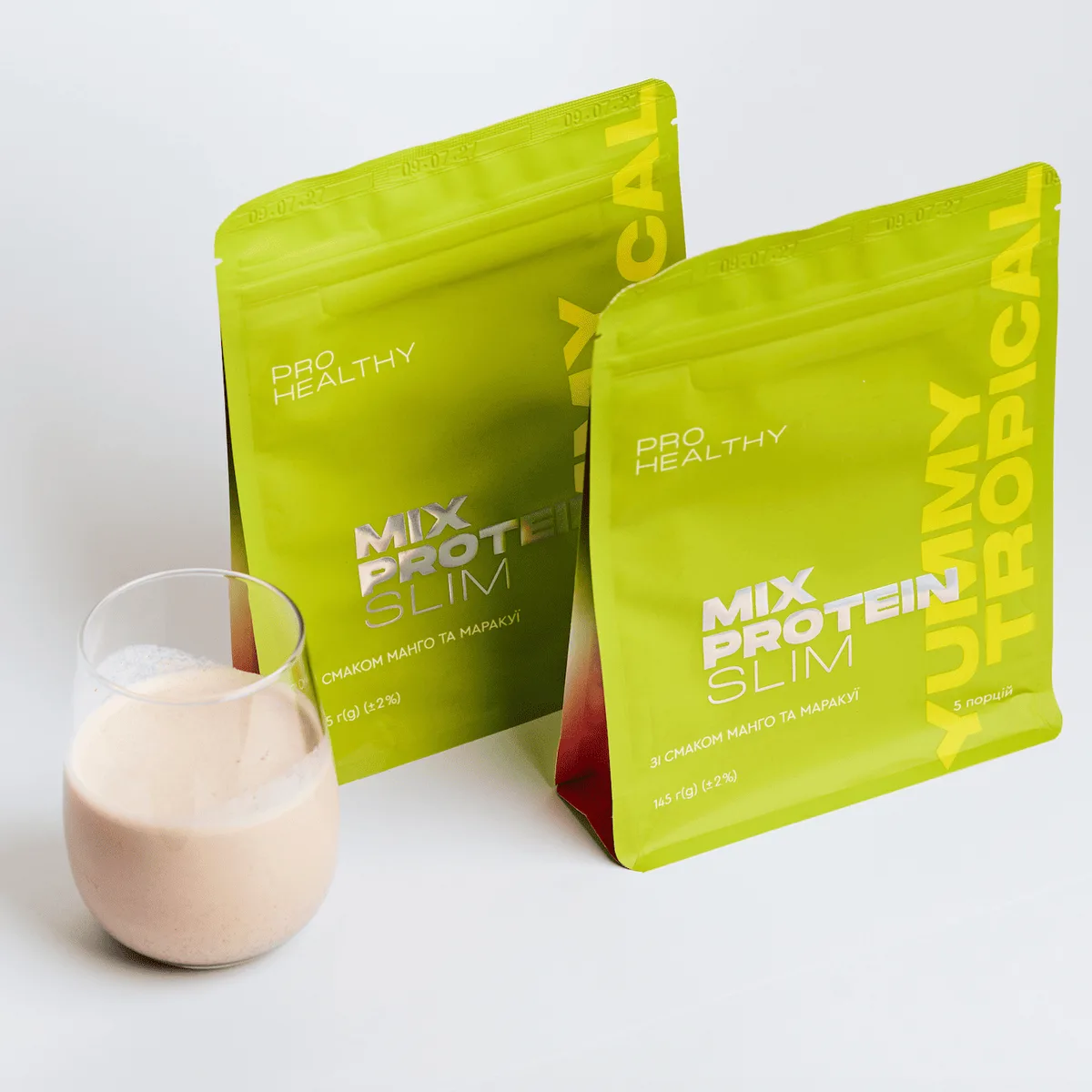 Choice Mix Protein Slim Yummy Tropical — низькокалорійний поживний коктейль, 145 г Чойс