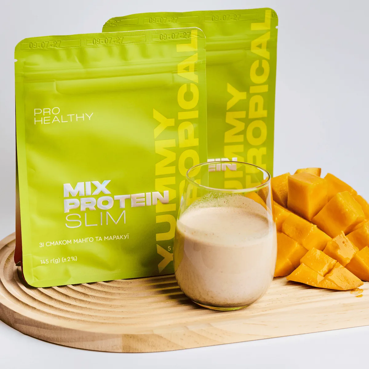 Choice Mix Protein Slim Yummy Tropical — низькокалорійний поживний коктейль, 145 г Чойс