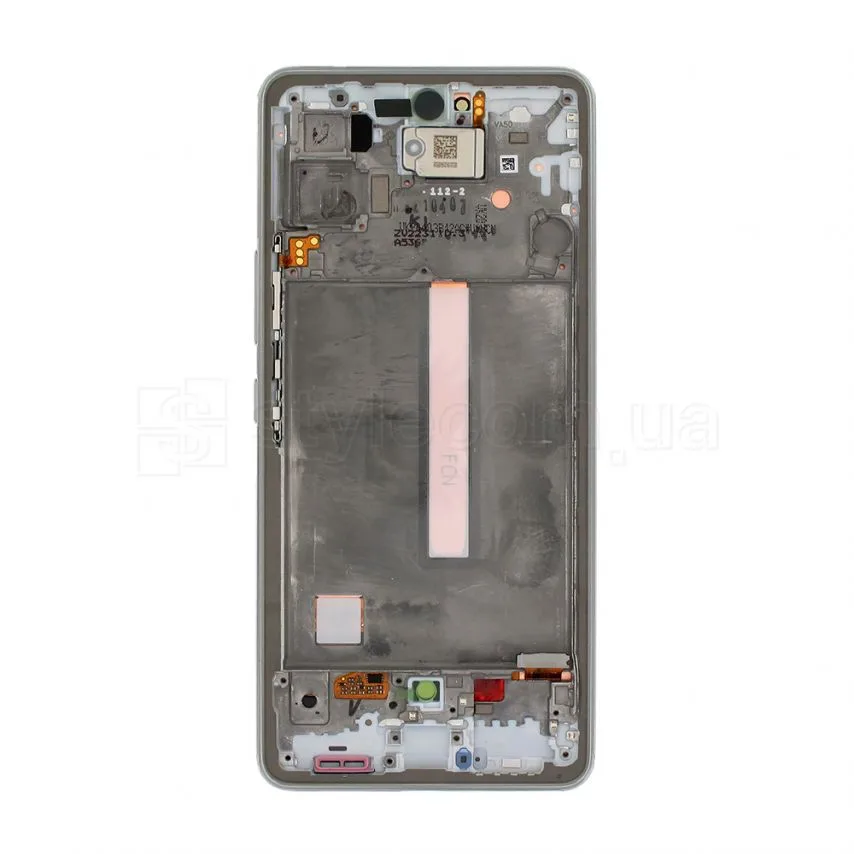 Дисплей Samsung Super AMOLED 6,5" білий з сенсором та рамкою Service Original