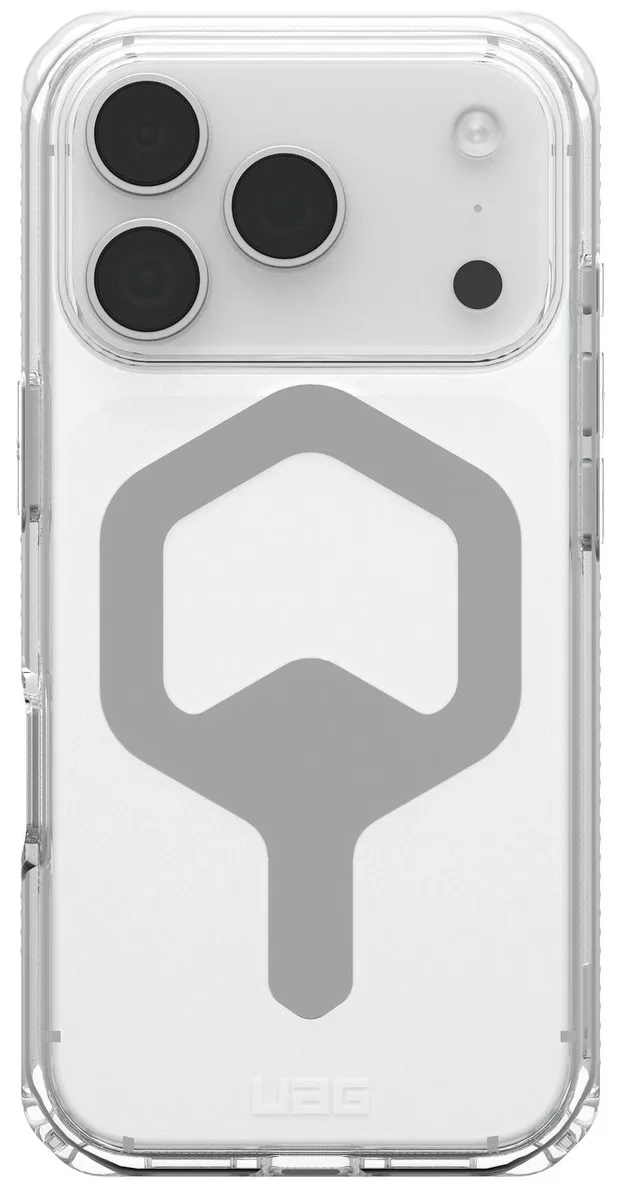 Чохол UAG для iPhone 17 Pro, Plyo MagSafe, Ice/Silver