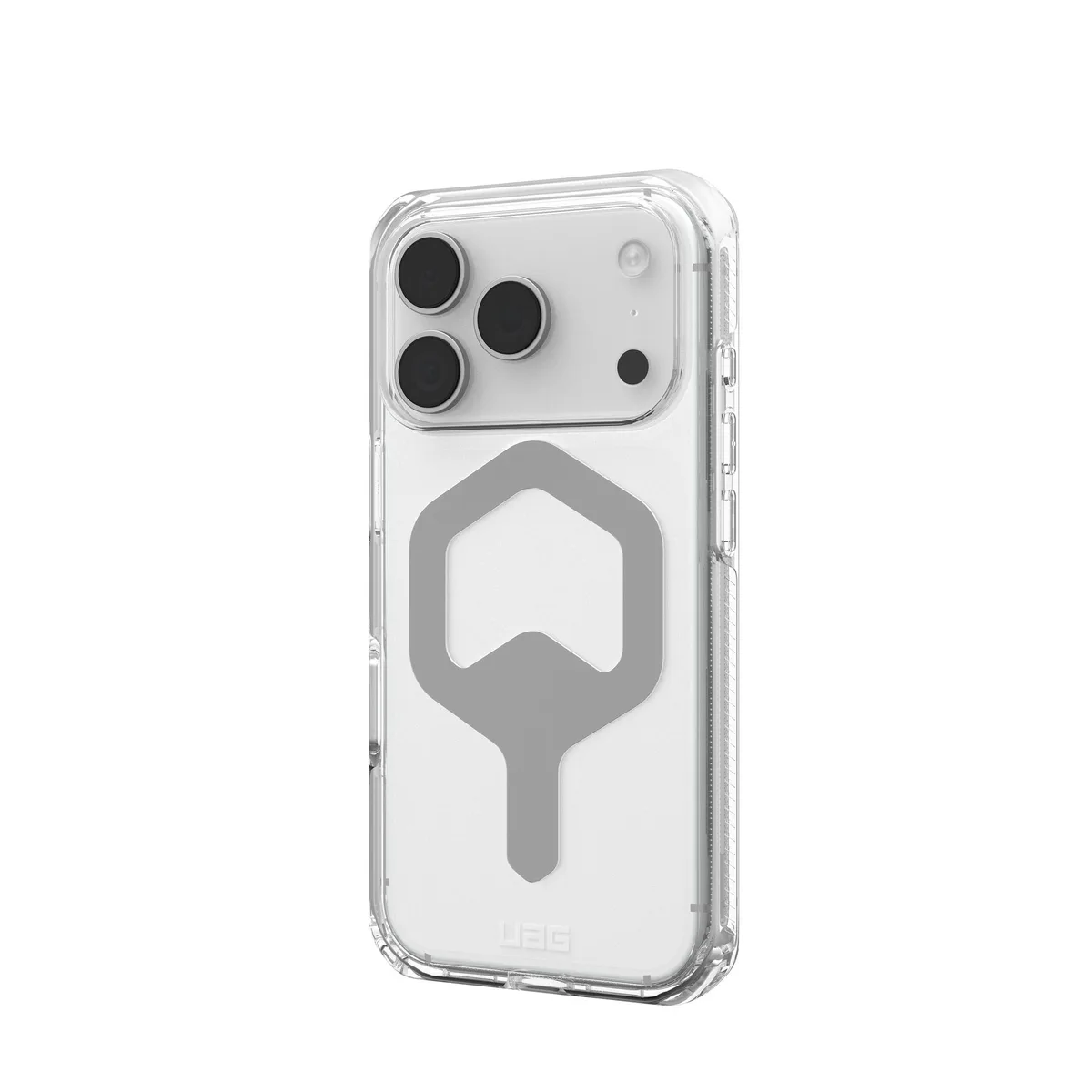 Чохол UAG для iPhone 17 Pro, Plyo MagSafe, Ice/Silver