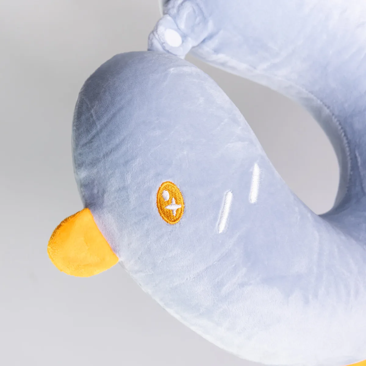 Подушка для шиї Duck Memory Foam U-подібна 30х30 см Блакитна