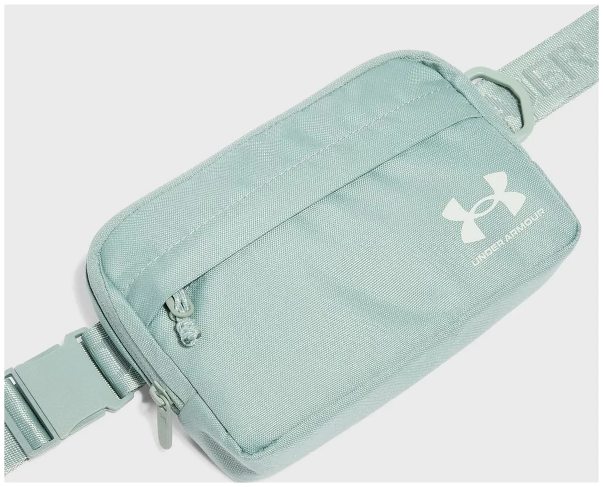 Сумка на пояс Under Armour поліестер 20х13х5 см зелена унісекс