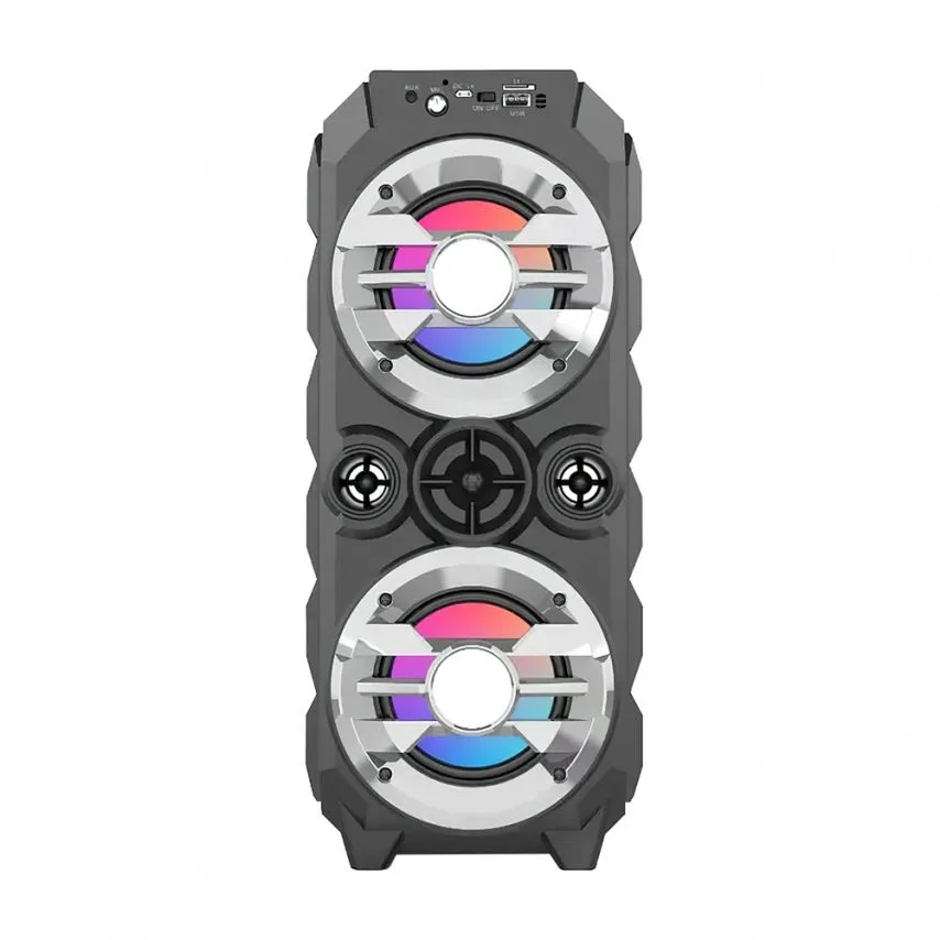 Портативна колонка Bluetooth 16W 170х130х388 мм Срібна