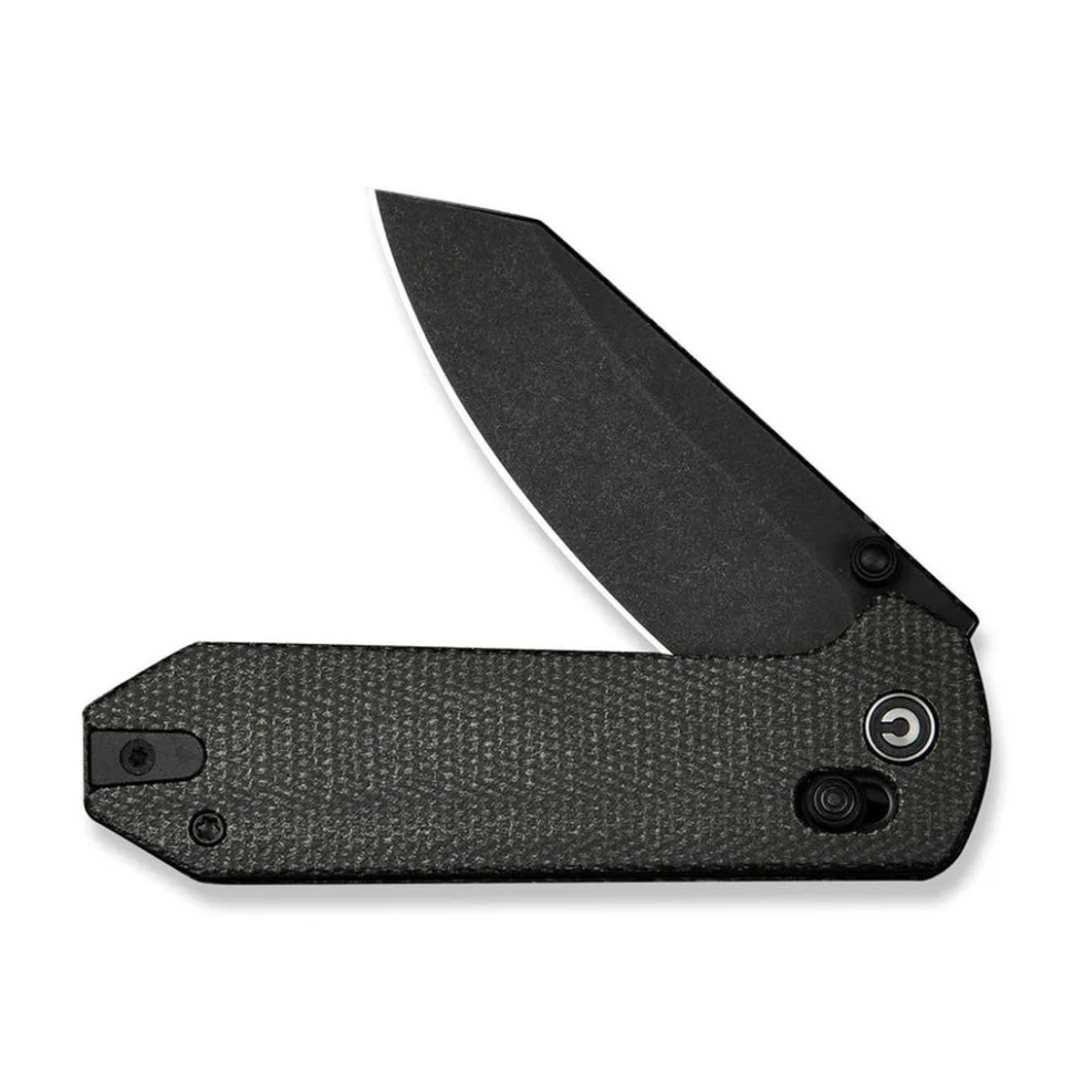 Складной нож Civivi 14C28N 7,3 см Micarta темно-серый