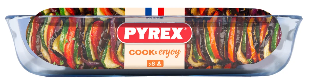 Форма для запекания Pyrex из боросиликатного стекла 40х27х7 см 4,9 л