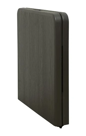 Складной стол Time Eco TE-1841 120х60х74 см пластиковый серый нержавеющая сталь