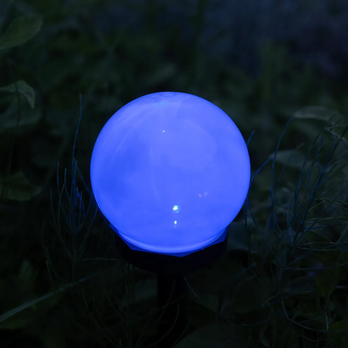 Набір 6 шт садових LED куль 10 см полікарбонат RGB асорті LumiLED