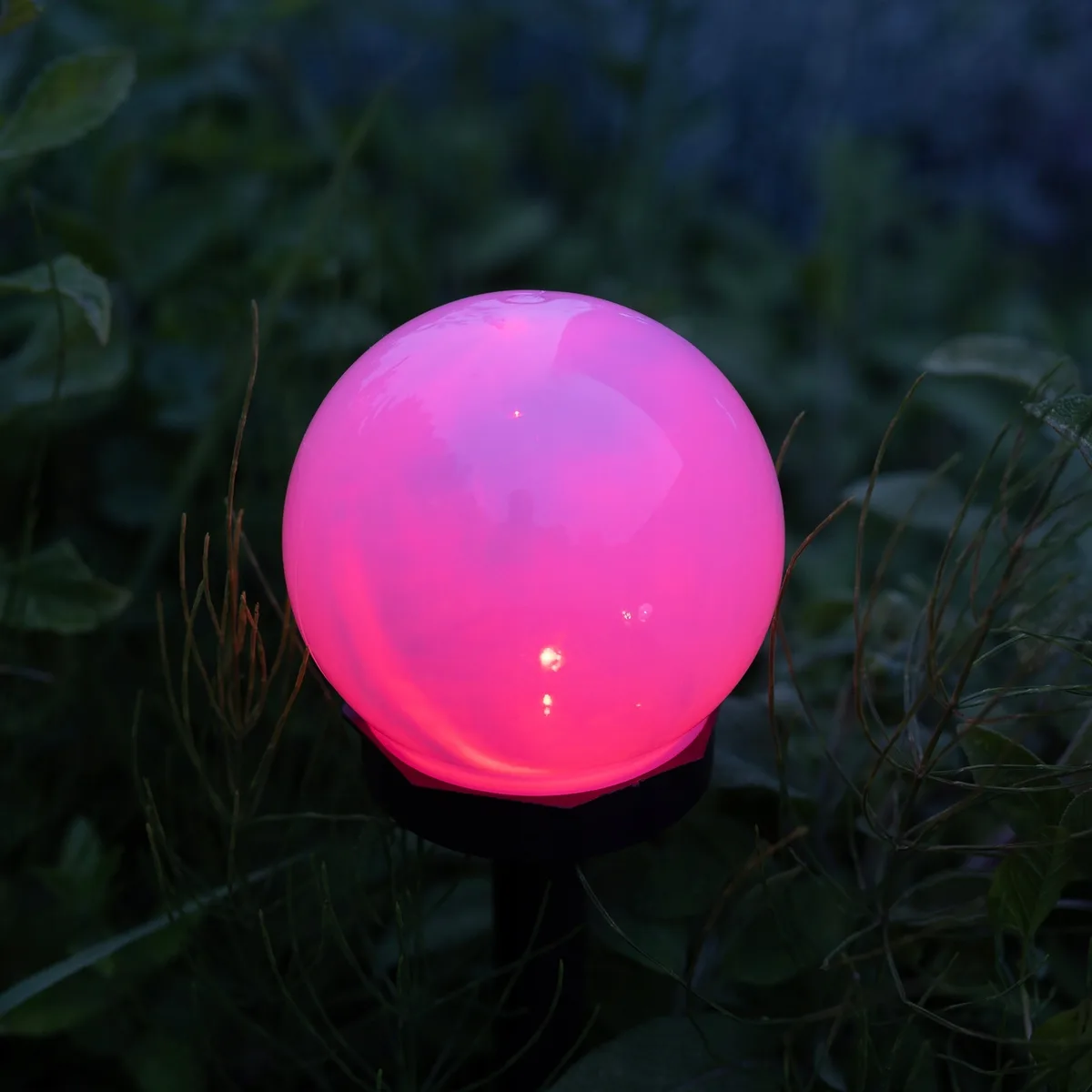 Набір 6 шт садових LED куль 10 см полікарбонат RGB асорті LumiLED