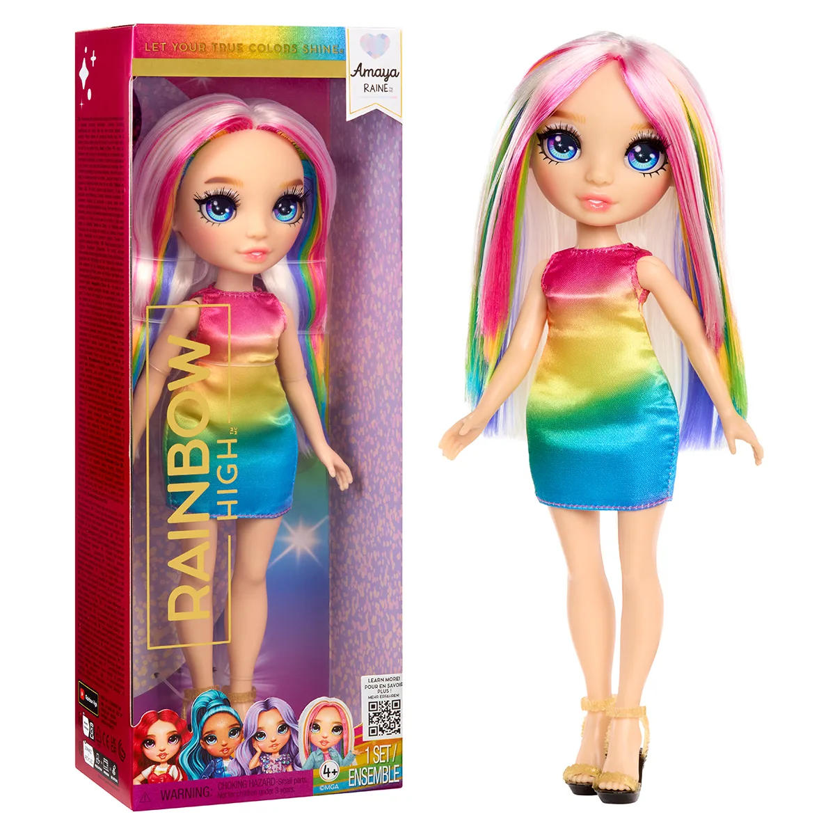 Лялька Rainbow High OPP комбіновані матеріали 27 см райдужна