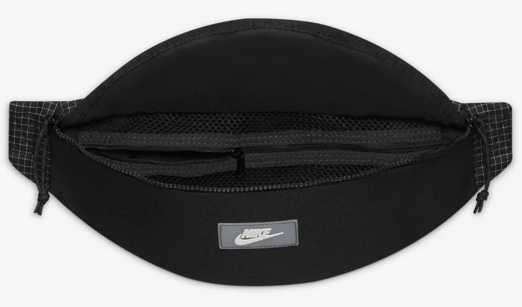 Сумка на пояс Nike 100% поліестер 35x15x5 см чорний сірий
