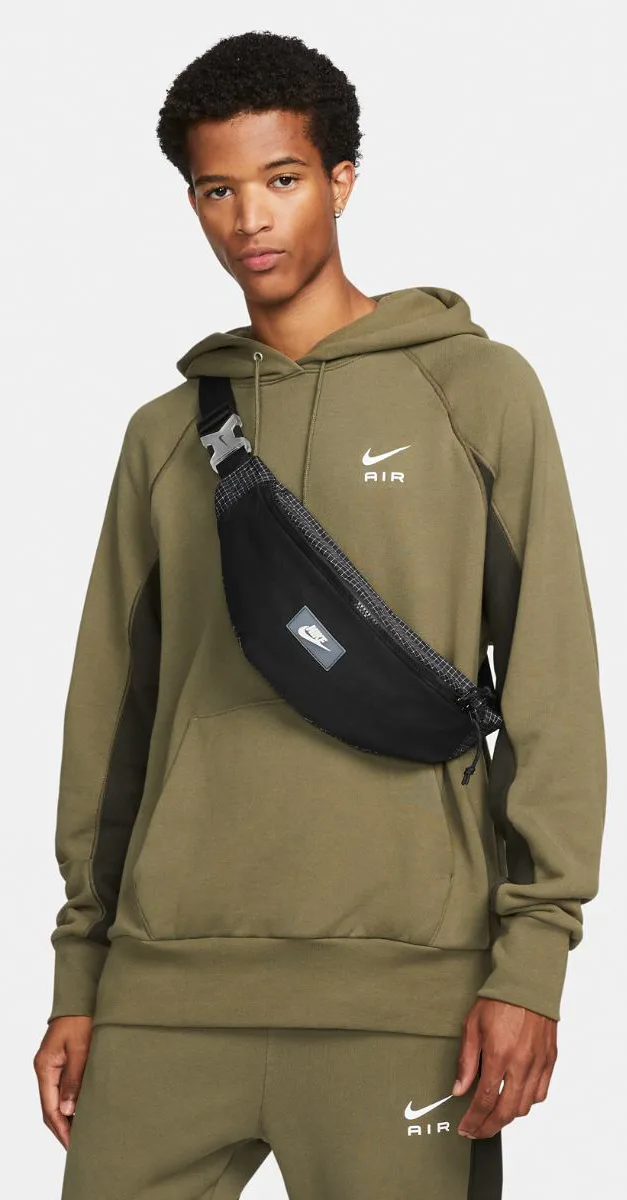 Сумка на пояс Nike 100% поліестер 35x15x5 см чорний сірий