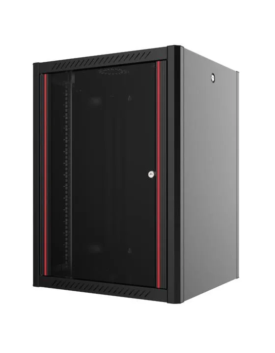 Шафа MIRSAN 19", 9U, WTN, 600x560 мм, максимально 100 кг, чорна