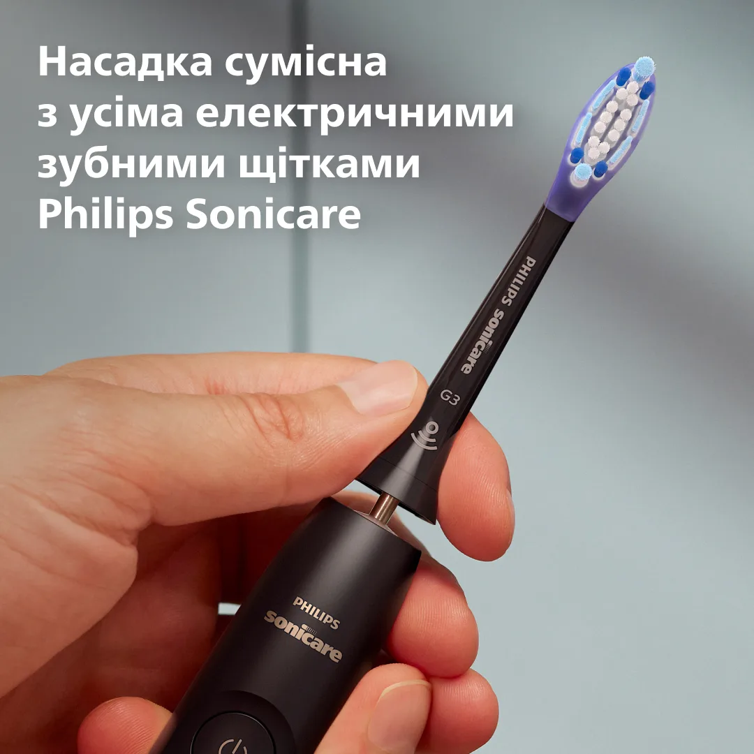 Насадка для зубной щетки Philips Premium Gum Care 2 шт биопластик