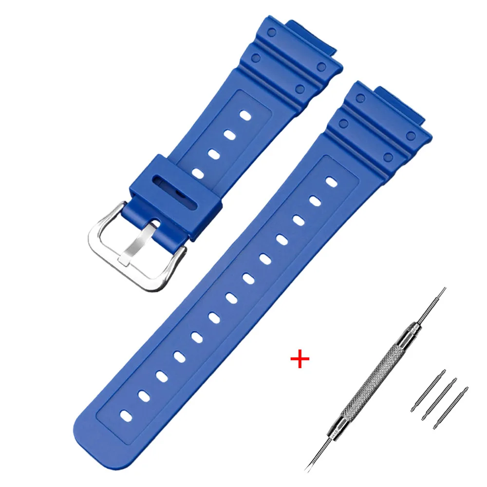 Ремінець Casio полімер 20,2 см синій