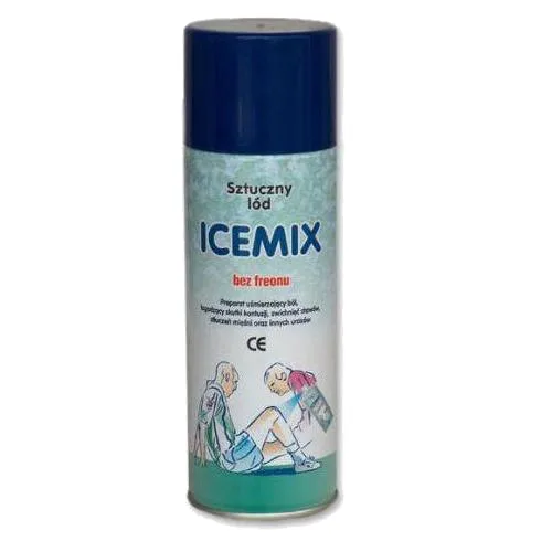 Охолоджуючий спрей ICEMIX 400 мл ментоловий заморозка для зняття болю