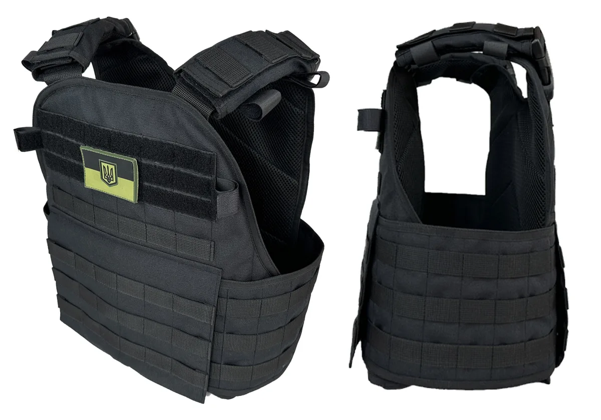 Плитоноска EasyFit Cordura 1050 Чорний Розмір S
