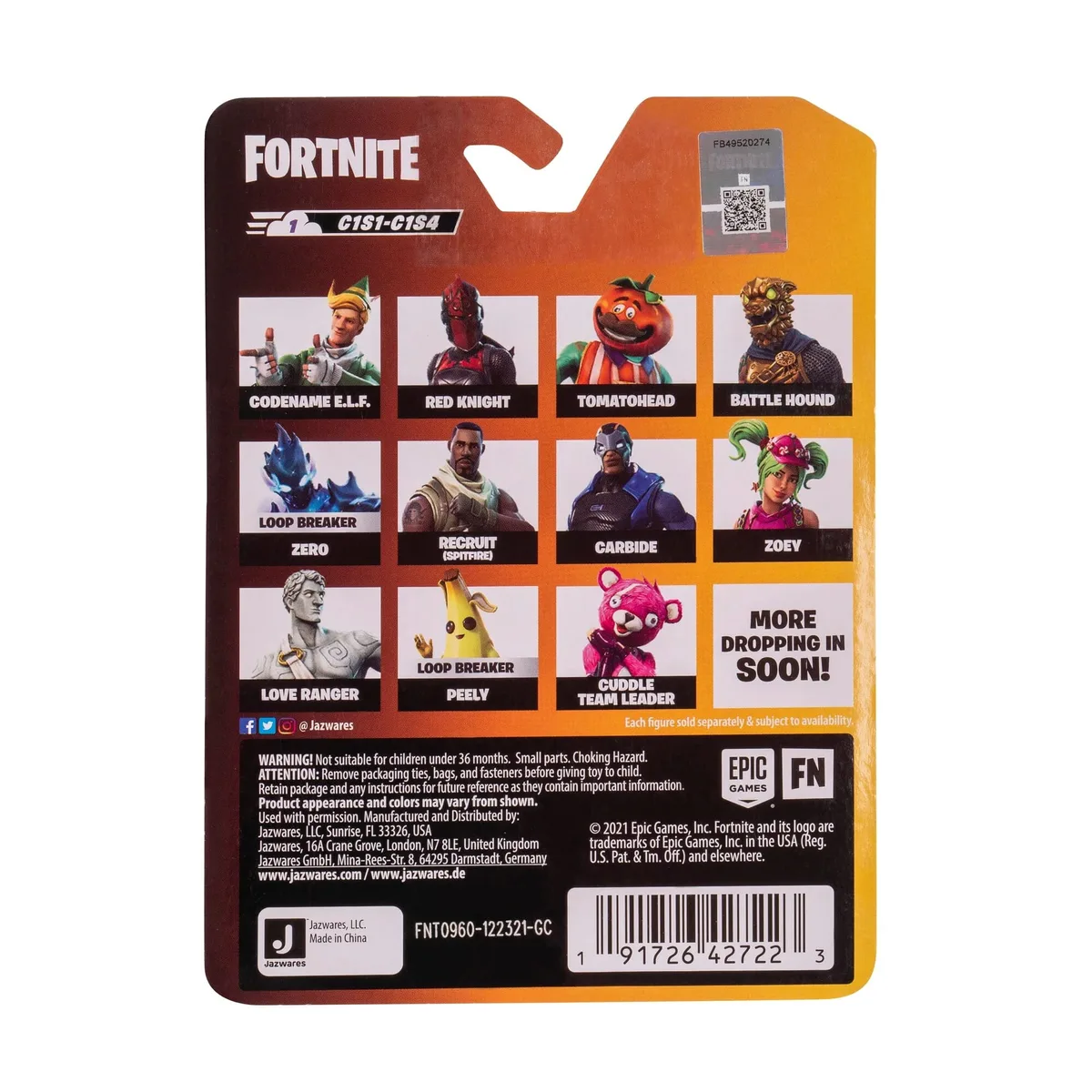 Колекційна фігурка Fortnite Micro Legendary Dark Voyager, 6см