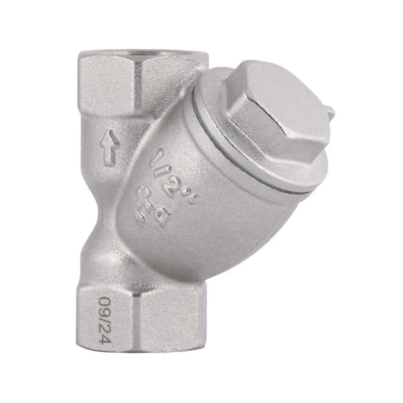 Фільтр грубої очистки Thermo Alliance Forte 1/2" латунь нікель косий для води