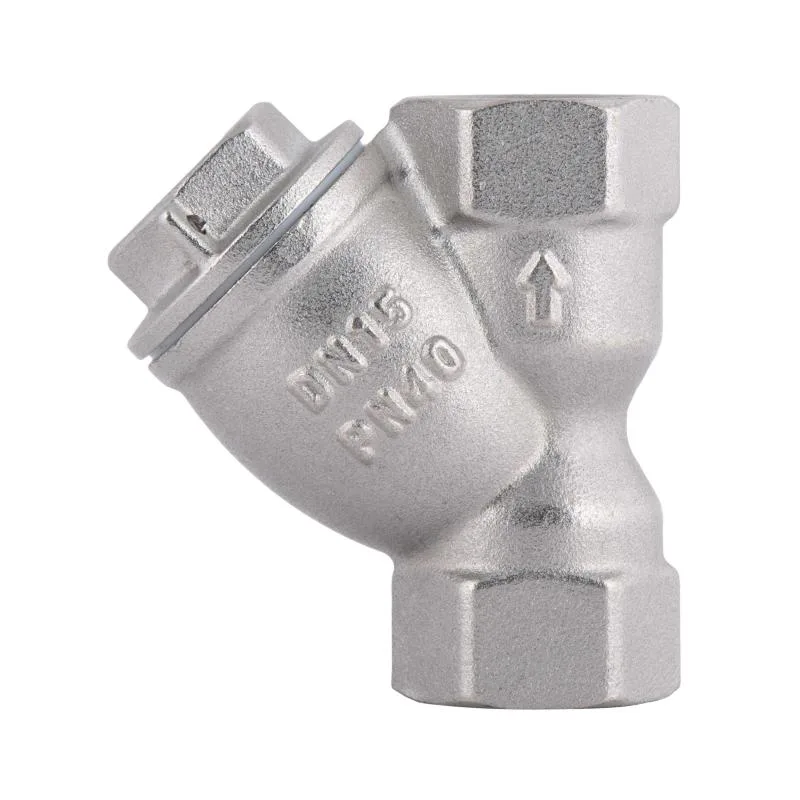 Фільтр грубої очистки Thermo Alliance Forte 1/2" латунь нікель косий для води