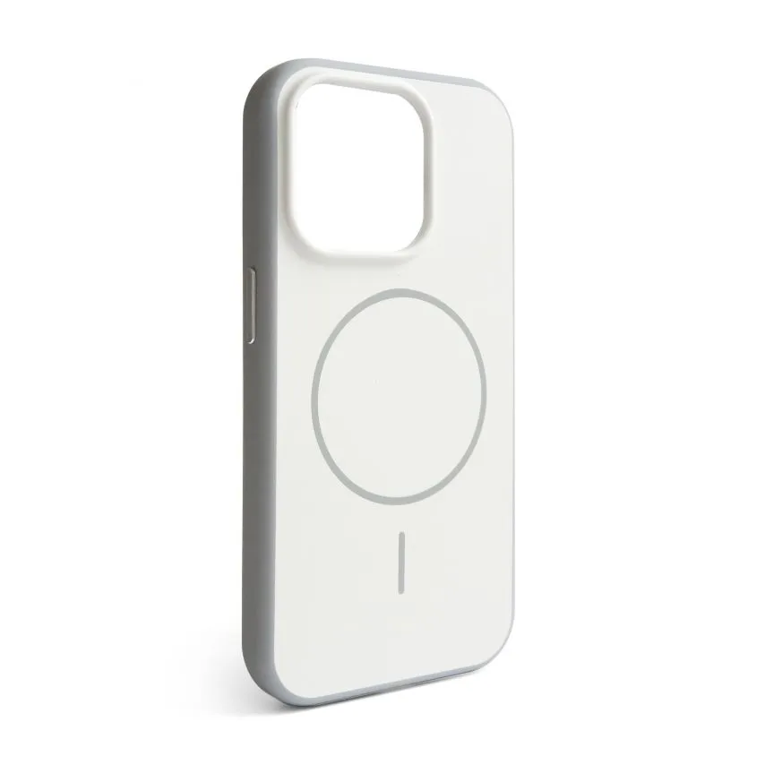 Чохол Soft Matte MagSafe TPU+PC для iPhone 15 Pro Білий