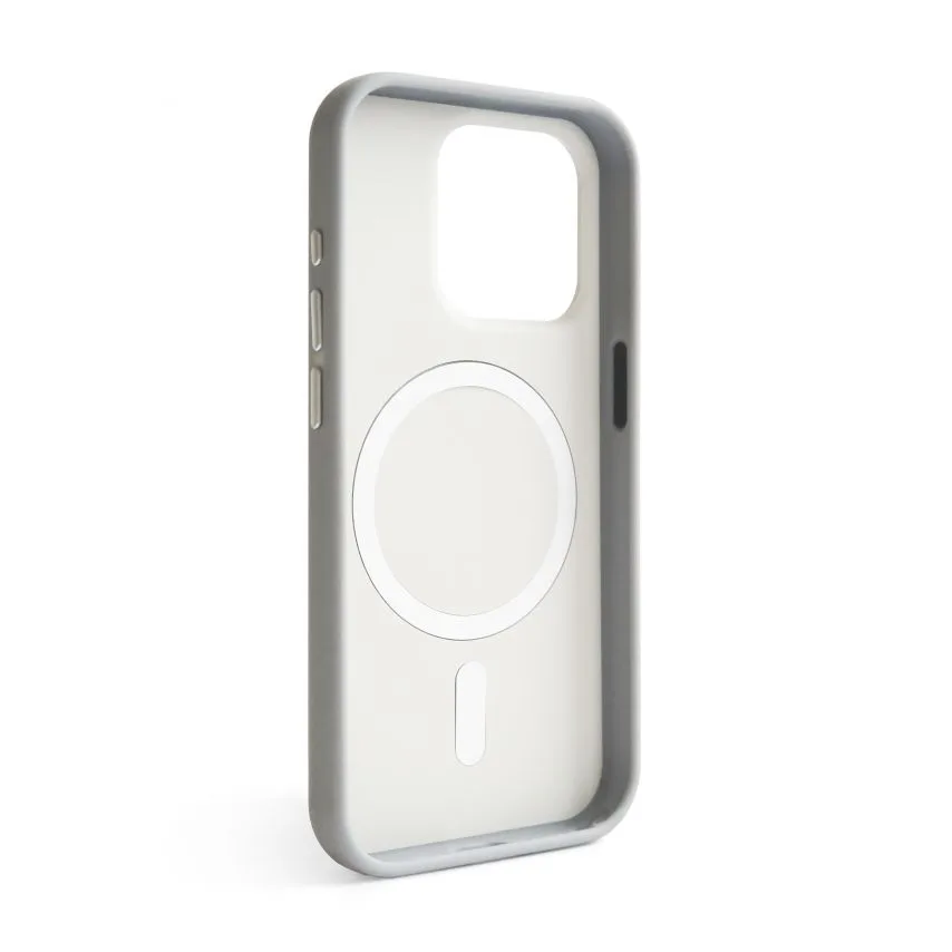 Чохол Soft Matte MagSafe TPU+PC для iPhone 15 Pro Білий