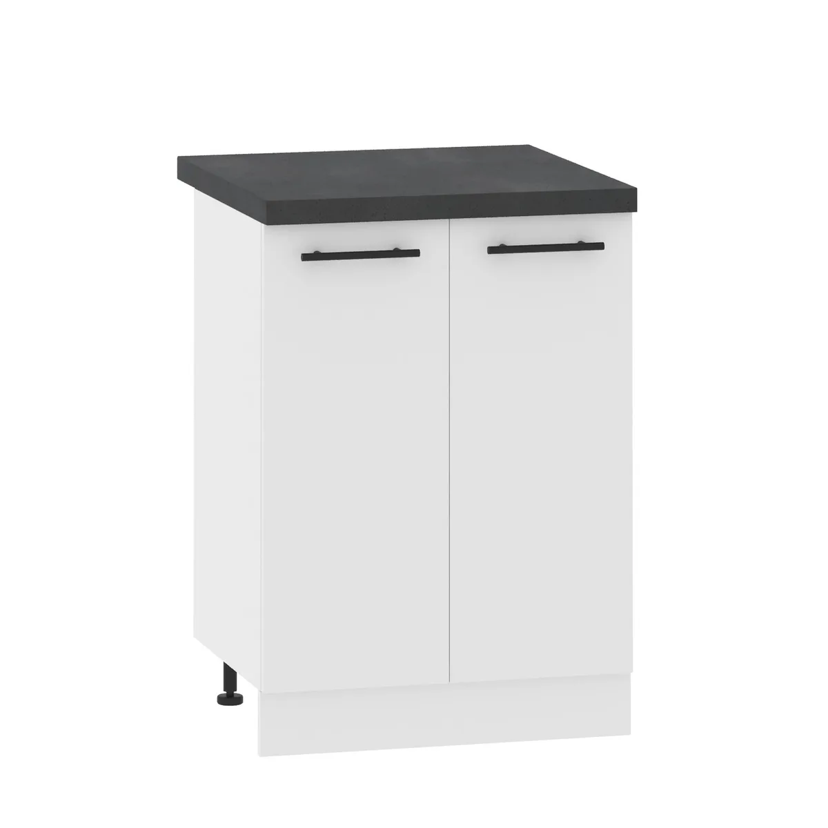 Шкаф нижний МК Compact Лдсп 820х600х460мм Белый модульный корпус для кухни мебель для хранения