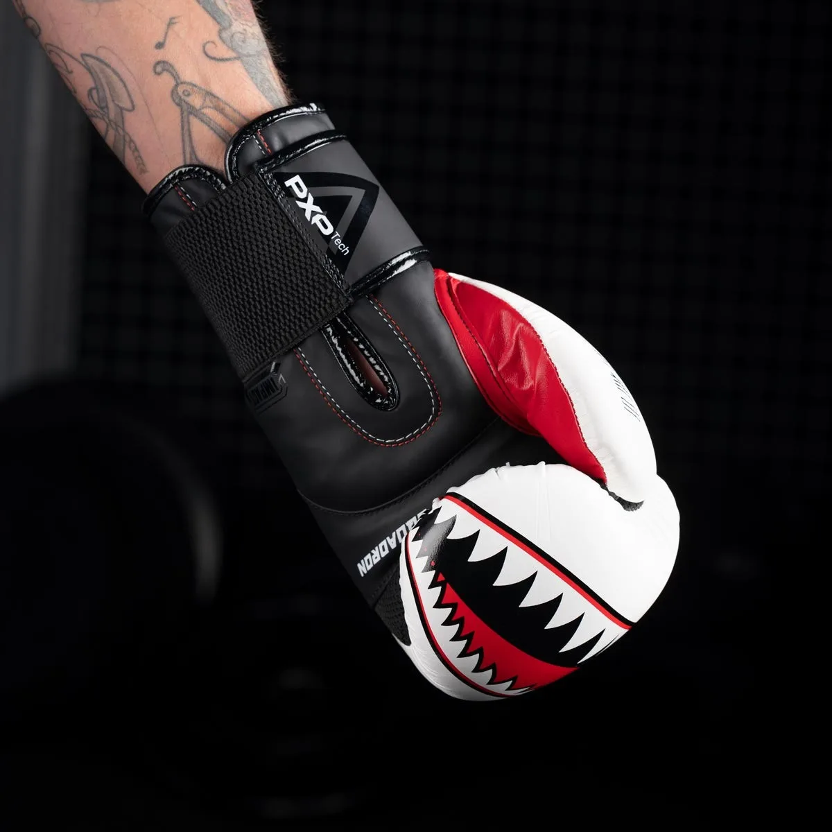 Боксерские перчатки Phantom PU 12 унций Белый