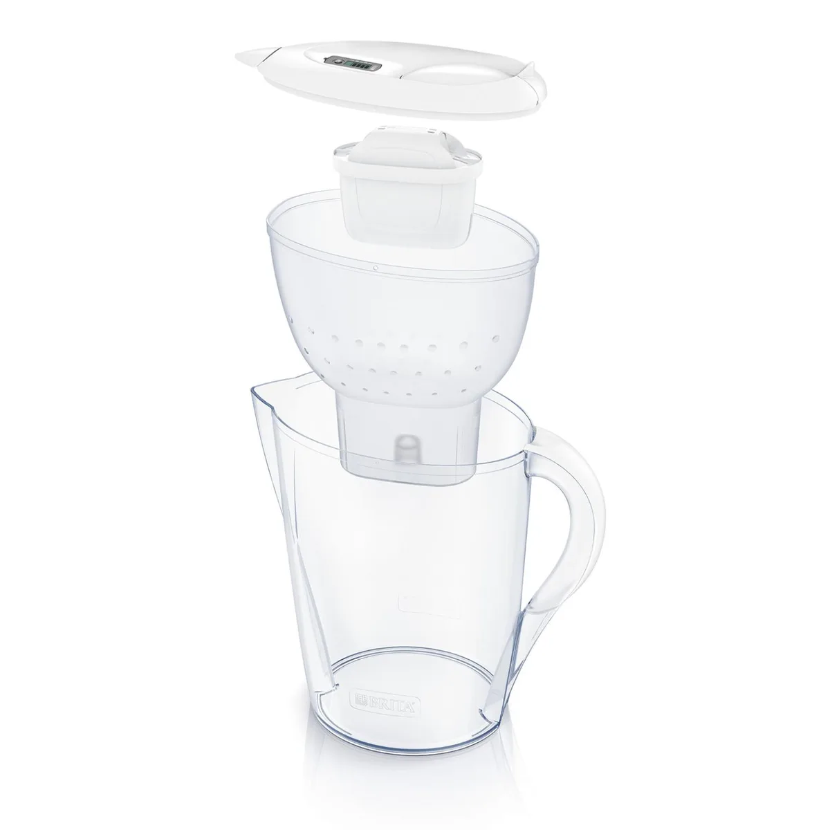 Фільтр-глечик Brita Marella Memo MXPro 2.4л (1.4л очищеної води) з білим фільтр-картриджем (3 шт.)