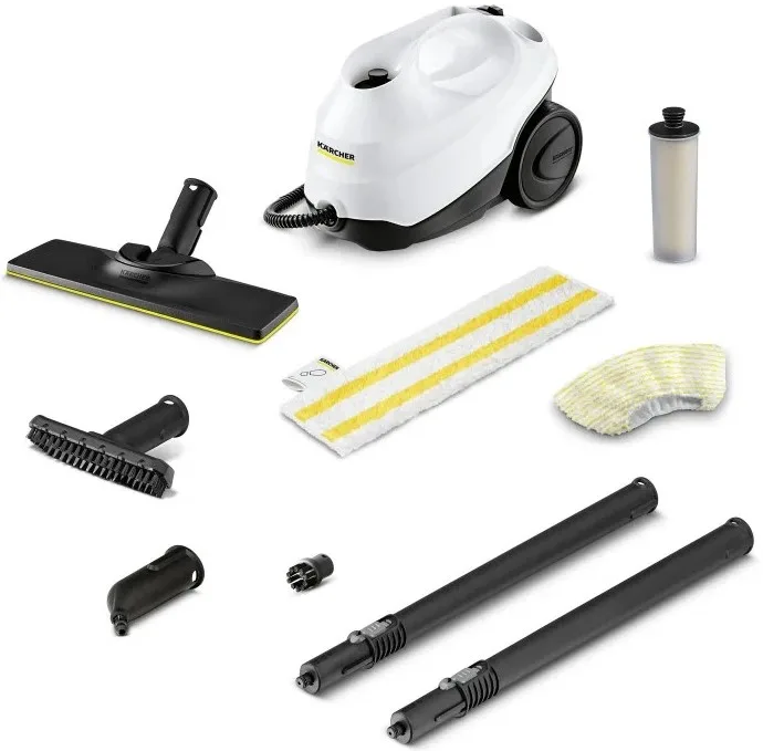 Пароочисник Karcher SC 3 EasyFix, 1900 Вт, 1000 мл, 35 Бар, білий