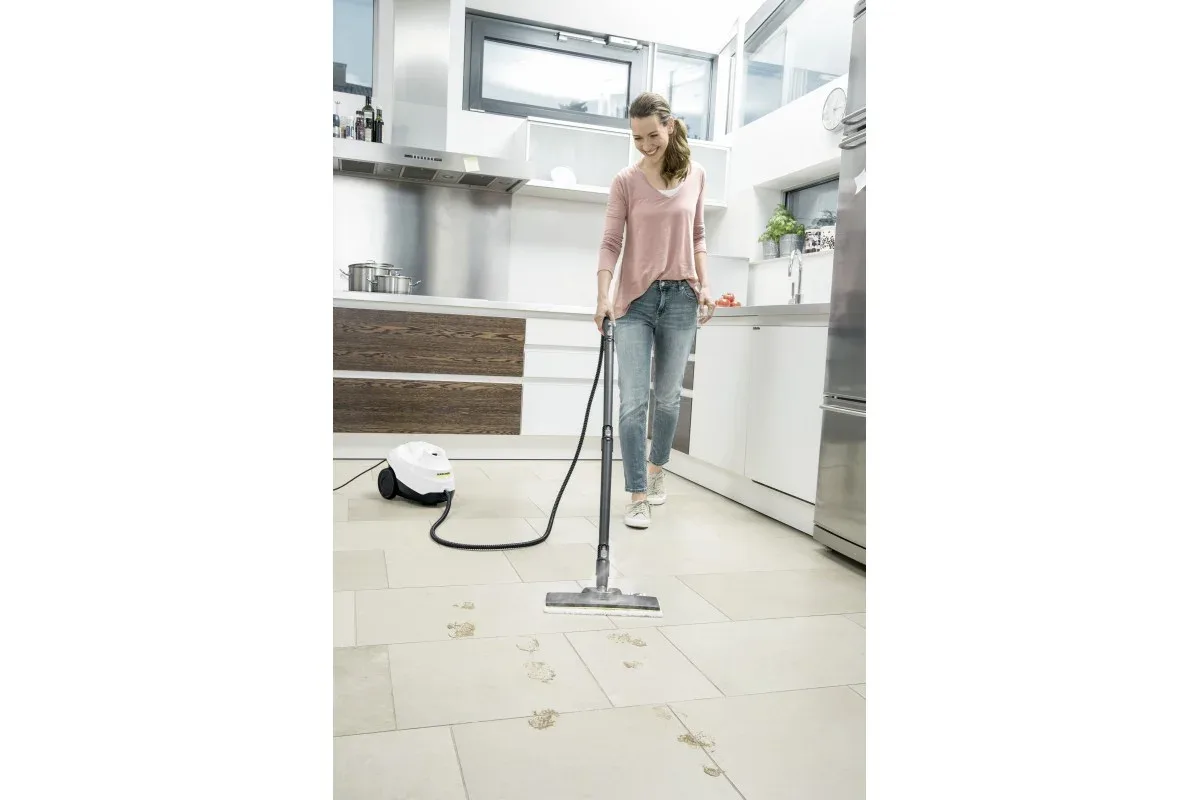 Пароочисник Karcher SC 3 EasyFix, 1900 Вт, 1000 мл, 35 Бар, білий