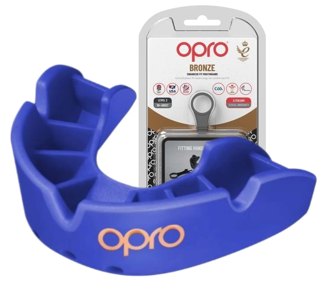 Капа OPRO термопластик доросла 11+ синя