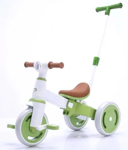 Велосипед трехколесный BestTrike для детей с ручкой и корзиной велотранспорт для прогулок