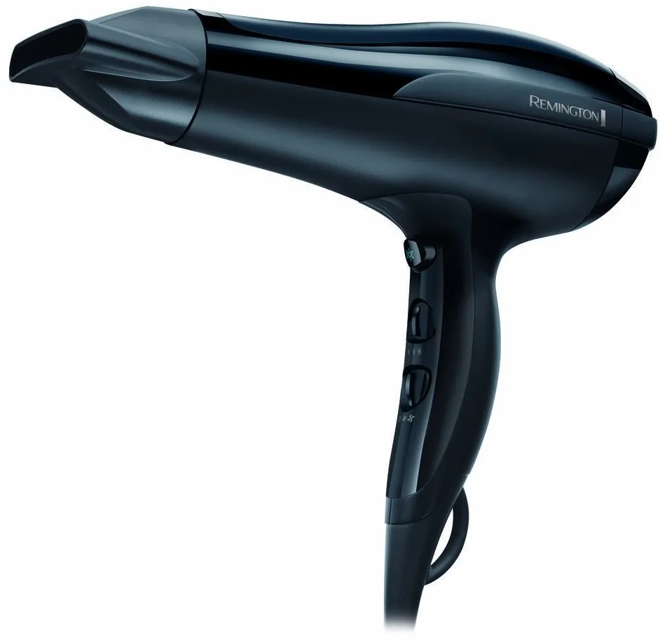 Фен Remington Pro-Air, 2200 Вт, 3 настройки, ионизация, холодный обдув, черный