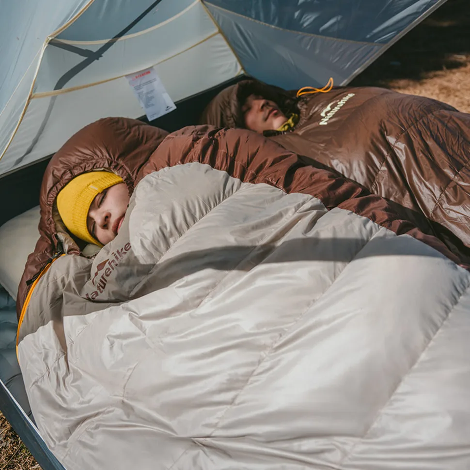Спальник Naturehike нейлон 190х75 см темно-коричневий 400 г